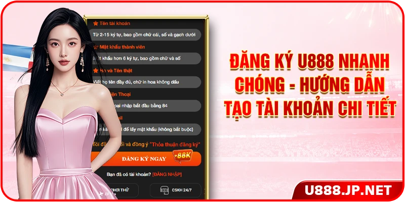 Đăng Ký U888 Nhanh Chóng - Hướng Dẫn Tạo Tài Khoản Chi Tiết